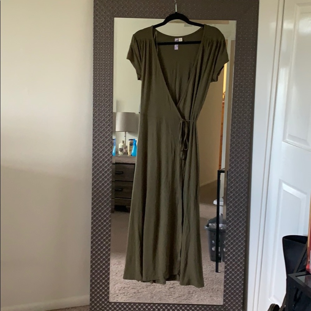 Olive Green Dress